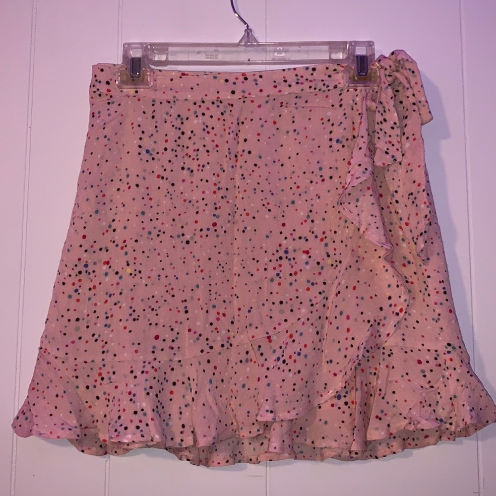 jack, size 4, pink polka dot skirt